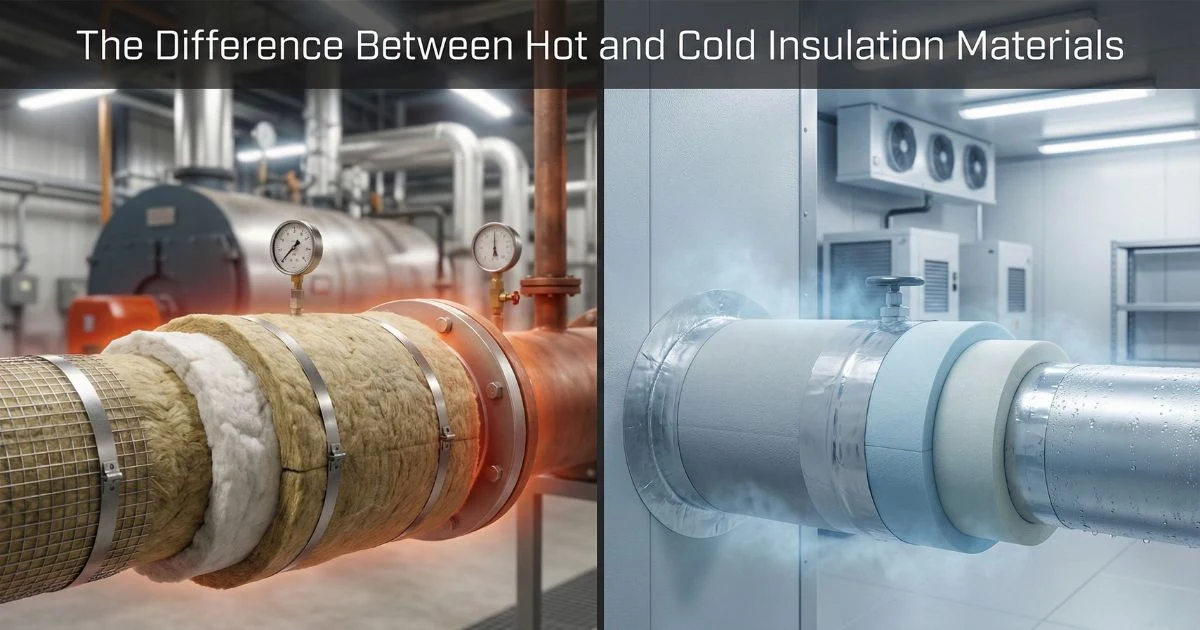 You are currently viewing The Difference Between Hot and Cold Insulation Materials | Amit Insulation