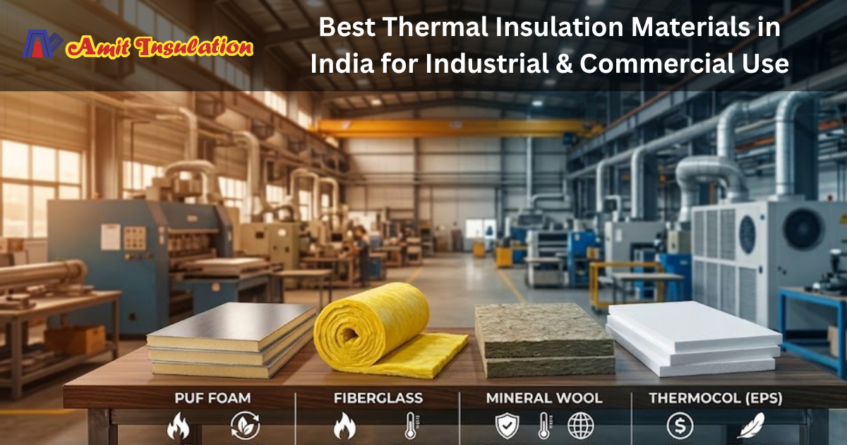 You are currently viewing Best Thermal Insulation Materials in India for Industrial & Commercial Use