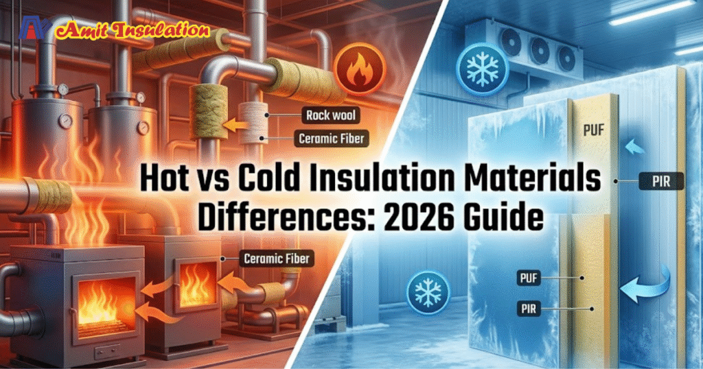 Hot vs Cold Insulation Materials: Key Differences | Amit Insulation