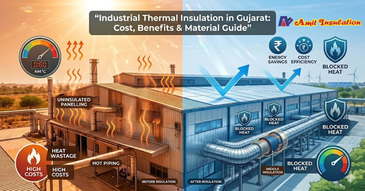 You are currently viewing Industrial Thermal Insulation in Gujarat: Cost, Benefits & Material Guide