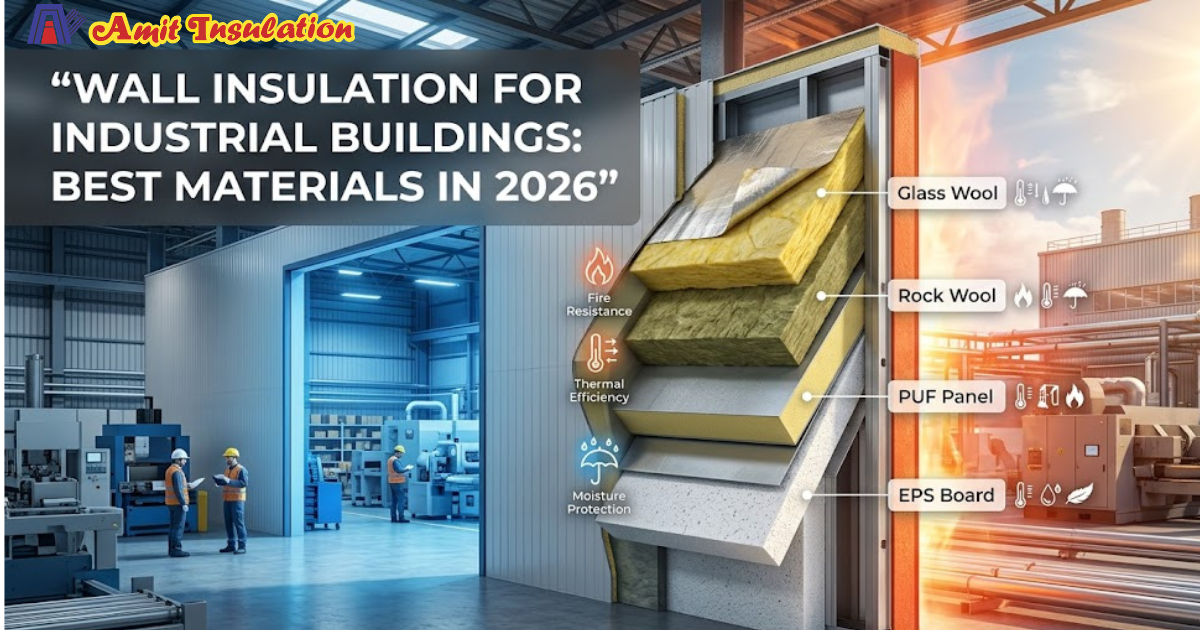 You are currently viewing Wall Insulation for Industrial Buildings: Best Materials in 2026