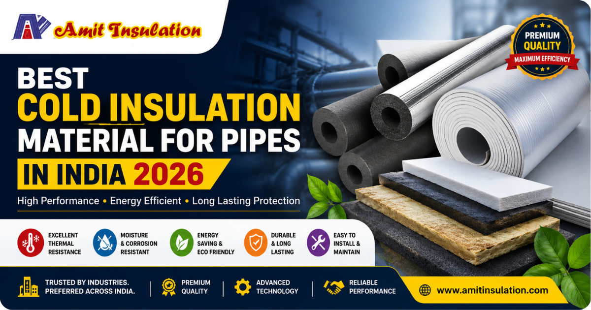 You are currently viewing Best Cold Insulation Material for Pipes in India 2026