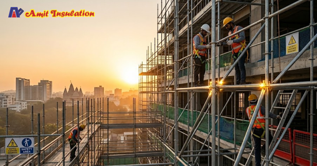 Scaffolding Services Gujarat, India | Amit Insulation