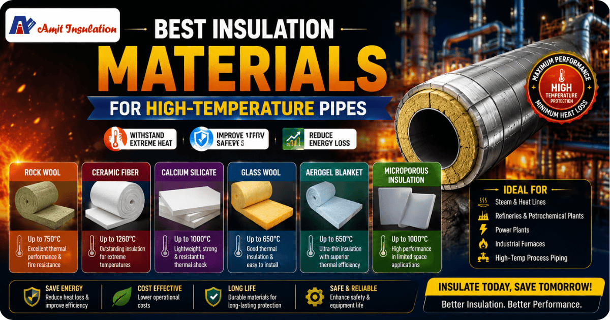 You are currently viewing Best Insulation Materials for High-Temperature Pipelines