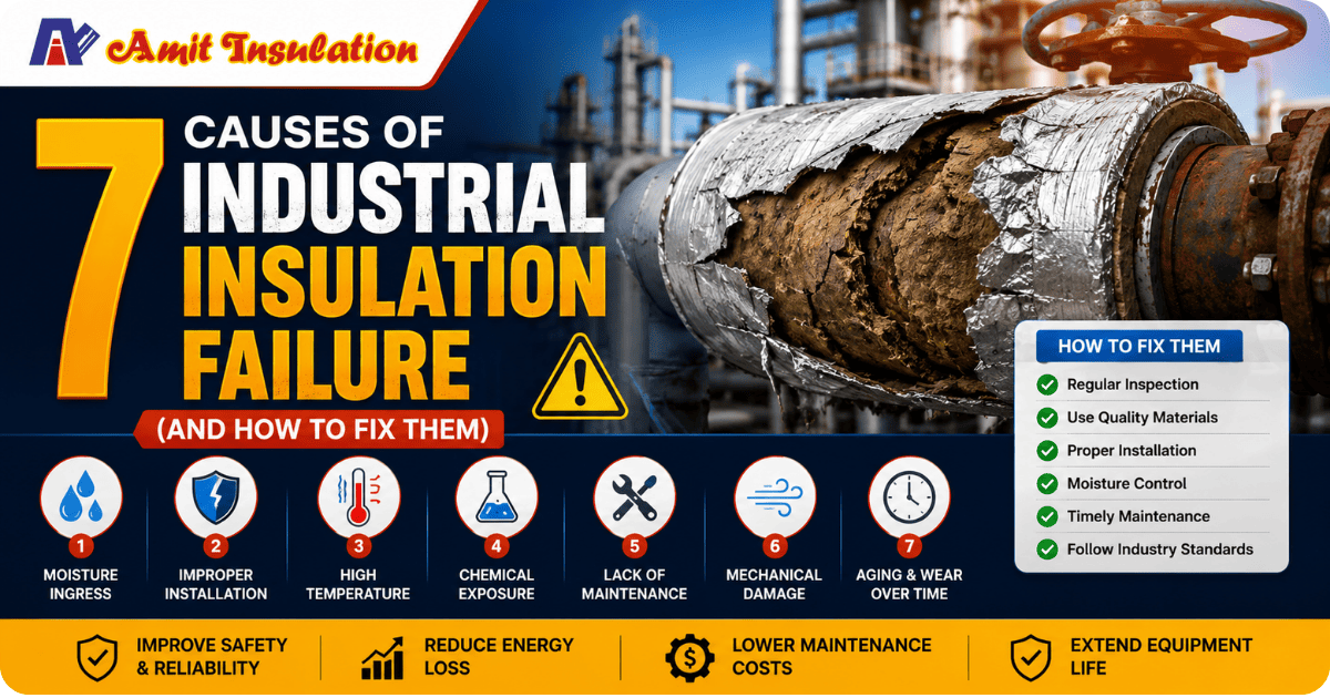 You are currently viewing 7 Causes of Industrial Insulation Failure (and How to Fix Them)