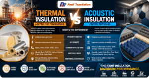 Read more about the article Thermal vs Acoustic Insulation: What’s the Difference?